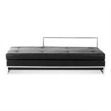 Genuine Leather Eileen Gray Daybed Replica Indoor Bench