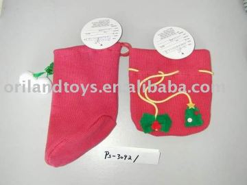 plush christmas socking