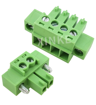 3.81MM with ears flange screw terminal socket socket plug