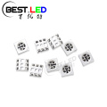 480nm 485nm 5050 สีน้ำเงิน SMD LED 3 ชิป