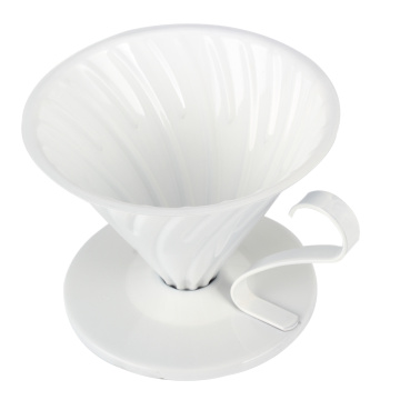 White Color Stainless Steel Hand Drip Coffee Filter
