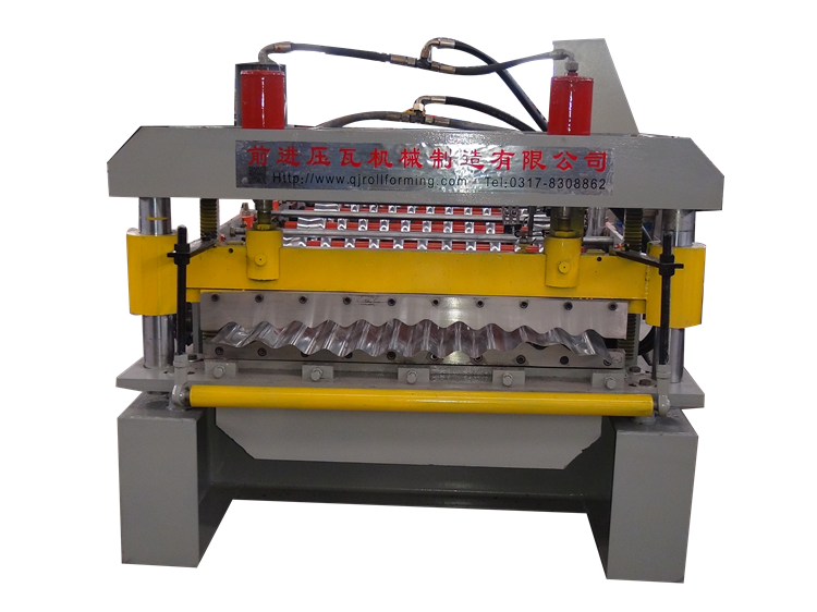 760 Color Steel Corrugated Profile Roofing Tile Roll Forming Machine