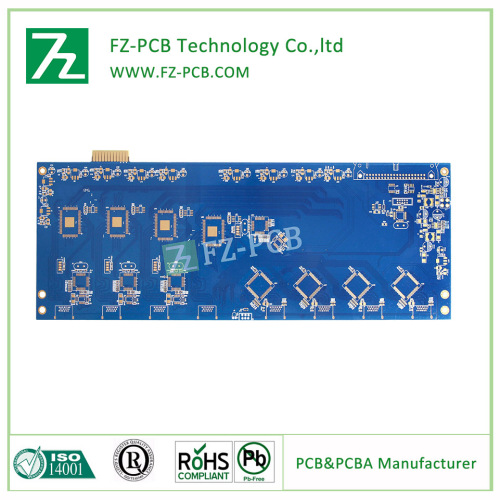 Blå Soldermask elektronik produkten PCB