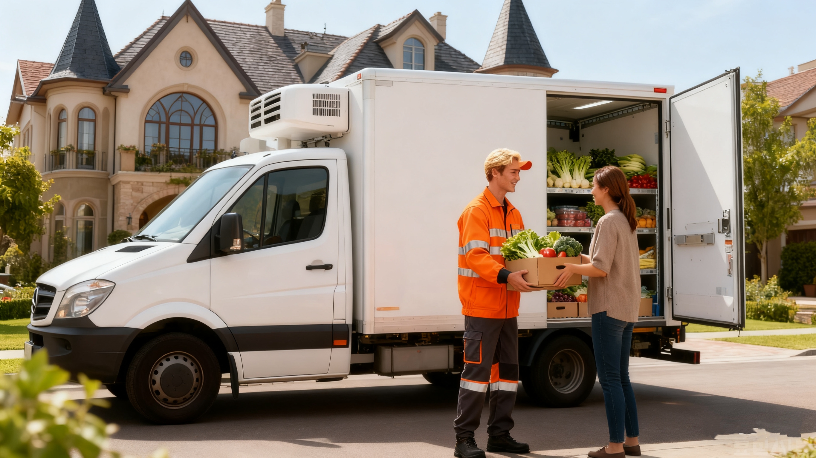 سلسلة توريد خدمات تقديم الطعام - الشاحنات المبردة