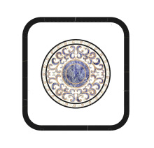 Modern marble waterjet medallion pattern for floor tile designs sale