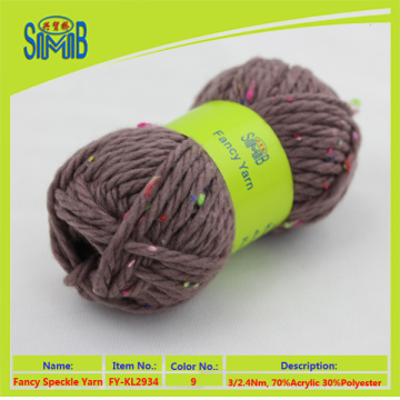 made in China fancy spots yarn, beautiful speckle knitting yarn