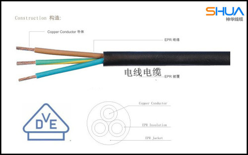 Mm2 Multi-Core Neoprene Rubber Insulated and Shathed Soft Cable (H07RN-F H05RN-F)