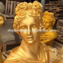 Artificial Stone Sculpture gold plating ,Artificial sandstone water Sculpture