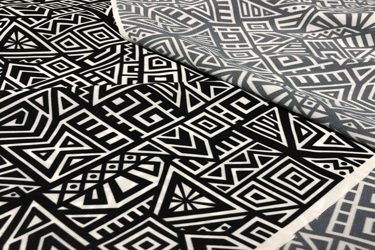 Irregular Pattern Chiffon Fabric Digital Print Fabric For Lady Dress Silk Chiffon Print Fabric