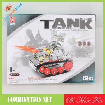 Plastic diy assembly metal assembly toys