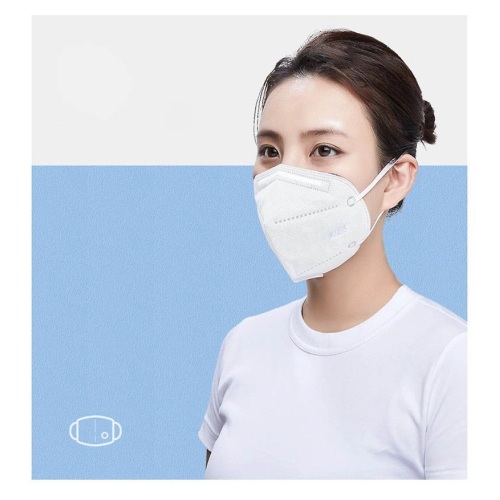 Maschera facciale 3Ply bianca o blu Earloop