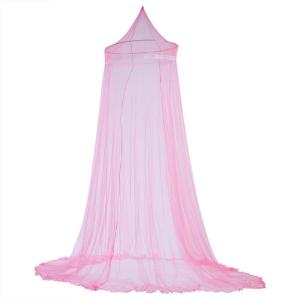 Pink color Girls Hanging Mosquito Nets Bed Canopy