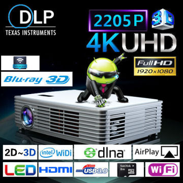 China greatest Multimedia 1080p Home Theater Projectors with USB TV HDMI VGA