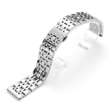 Highly Polished 316L Solid 7 links watch band