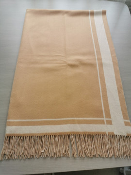 Wholesale double faced top grade cashmere blanket