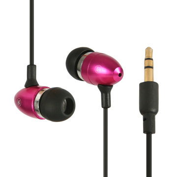 Auricolari stereo con cavo in-ear Auricolari Cuffie in metallo