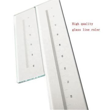 Precision Measuring Glass Linear Rule Microscope Optical Glass Grading Ruler