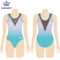 Ny design ärmlös Bodysuit Gymnastics Leotard