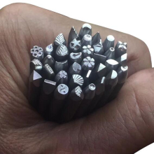 Custom Jewelry Tool: Letter Punch Stamp for Embossed Logos