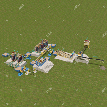 High Capacity Mineral Separating Silica Sand Washing Plant