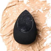 Black Waterdrop Non Latex Silicone Makeup Sponge with Custom Logo