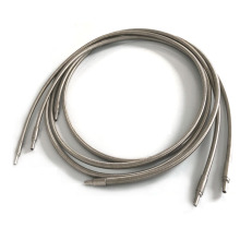 PTFE braided straight pipe for chemical fluid transportation