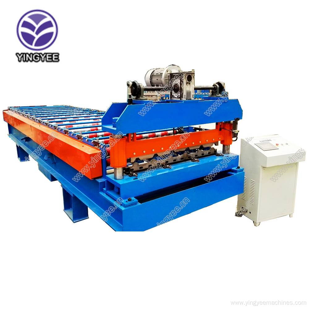 IBR trapezoid roof sheet roll forming machine