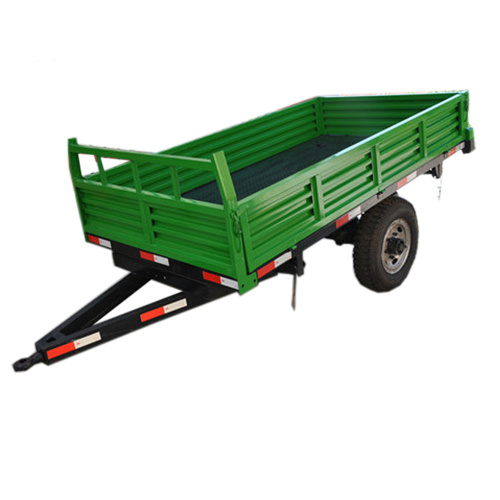 Tractor transporter hydraulic dump tipping farm trailer