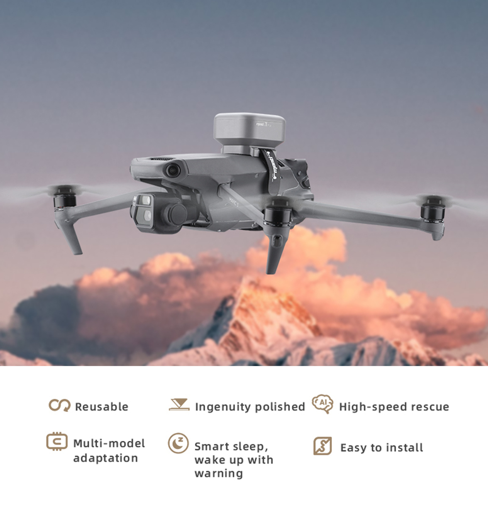 Manti 3 Plus Reusable Parachute Mavic 3 Air 2 2S Mavic 2 Mavic Pro Reduce Fall Speed for DJI RC Drone Accessories