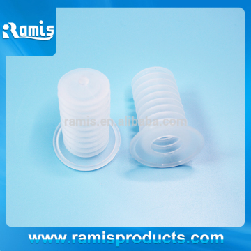 Silicone transparent sanitary grommet