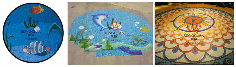 Glass Mosaic Tile of Decorative Building Material for Swimming Pool