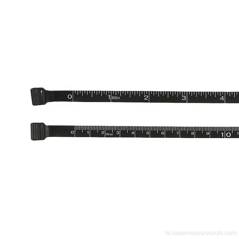 कस्टम 1.5 मीटर 60 इंच नरम मापने टेप मापने:
