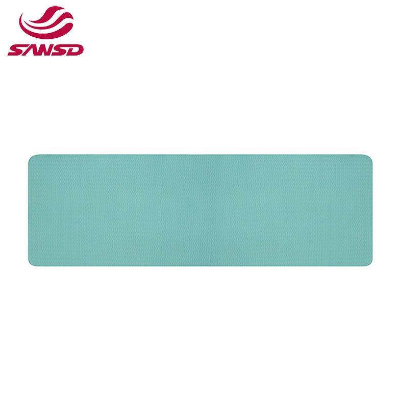 Custom Logo oem anti-slip pilates foldable tpe custom travel yoga mat