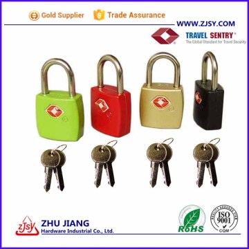 Colorful TSA Padlocks with Key