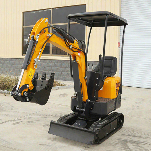 1 ton crawler digger with thumb attachments