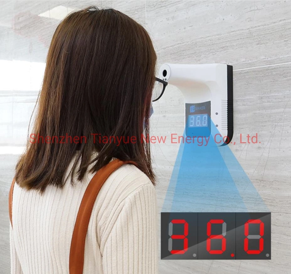 Non Contact Digital Infrared Thermometer Used for Office Building/Shop/Kiosk/School