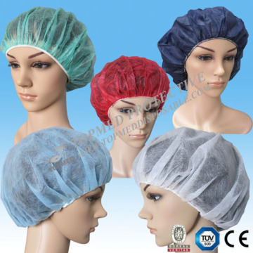Disposable PP Bouffant Cap, Multicolor