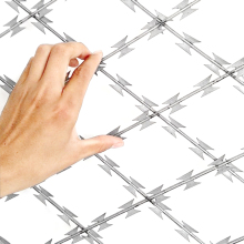 Cheaper Than Retail Welded Concertina Razor Mesh Fence for Homestead Perimeter