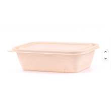 Eco-friendly Food-Grade Recyclable Cornstarch Bento Lunch Box