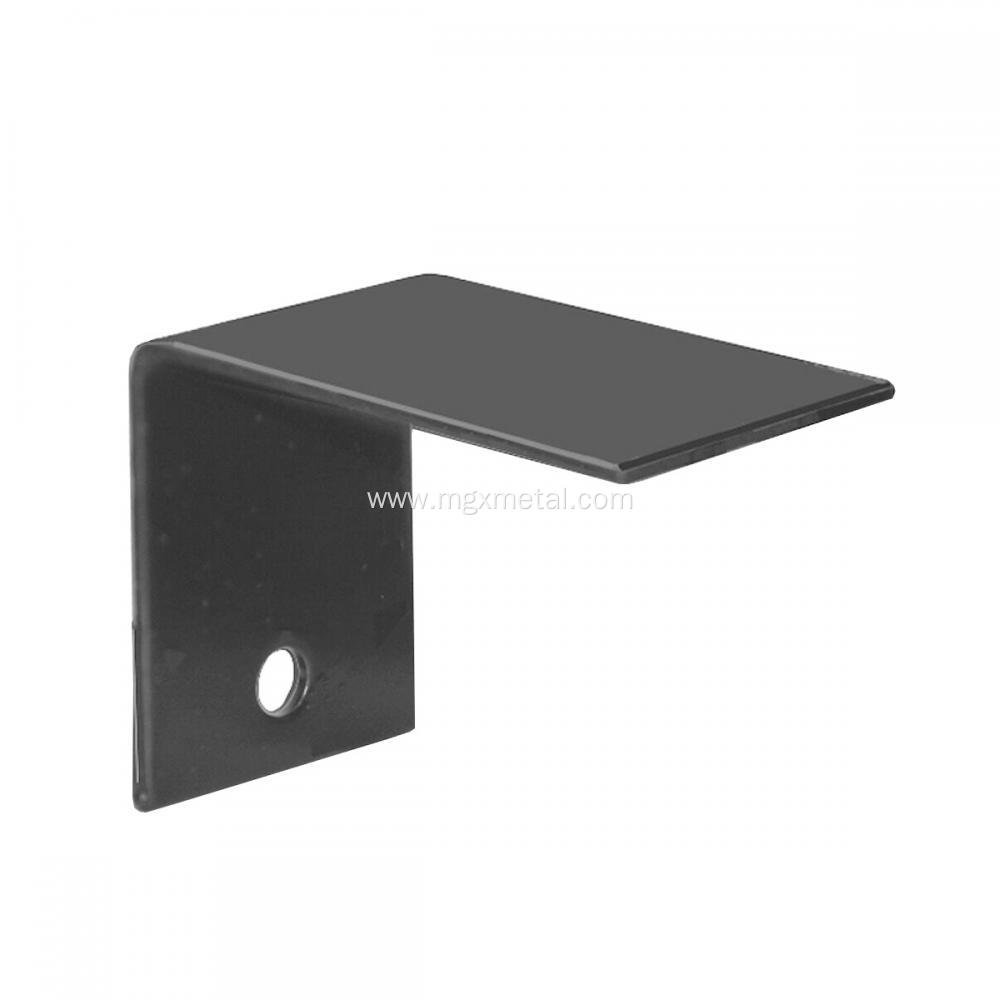 Black Metal Baseboard Heater Cover Wall Bracket