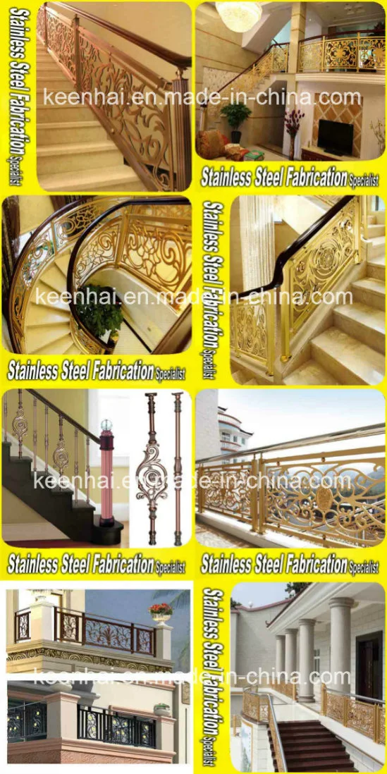 Indoor Luxury Design Cast Aluminum Stair Railing Baluster