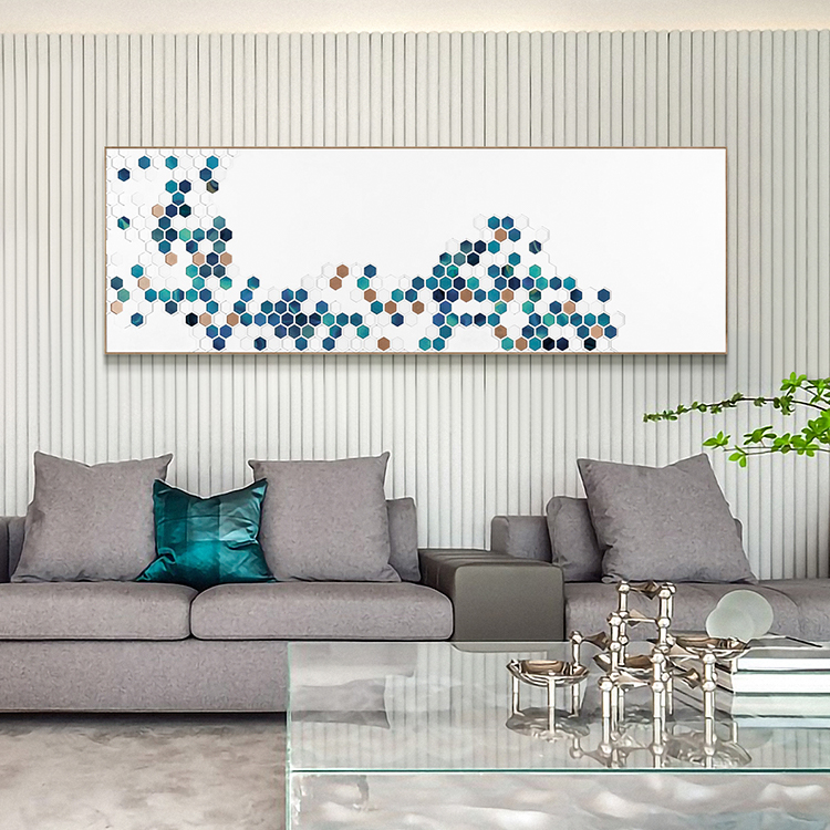 Artist original design other home decor honeycomb shape Luxury nordic homed decor Modern 3D art wall decorations for home