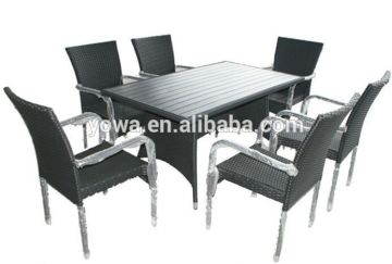 outdoor furniture rattan dining set