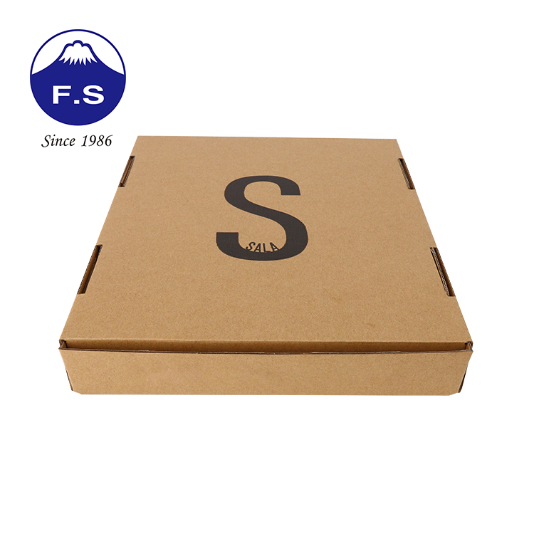 Recycled Kraft Brown Mailer Shipping Box With Logo