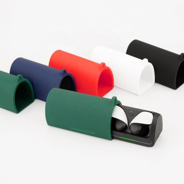 Soft Silicone Case Cover for Sony Pulse Explore Earbuds with Keychain