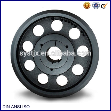 casting iron lightenning bore dynamo pulley