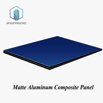 Nouveau panneau composite en aluminium mat de style tendance