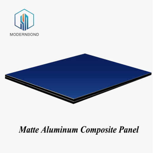 Nouveau panneau composite en aluminium mat de style tendance