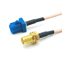 FAKRA Male Plug to SMA Female Pigtail Cable
