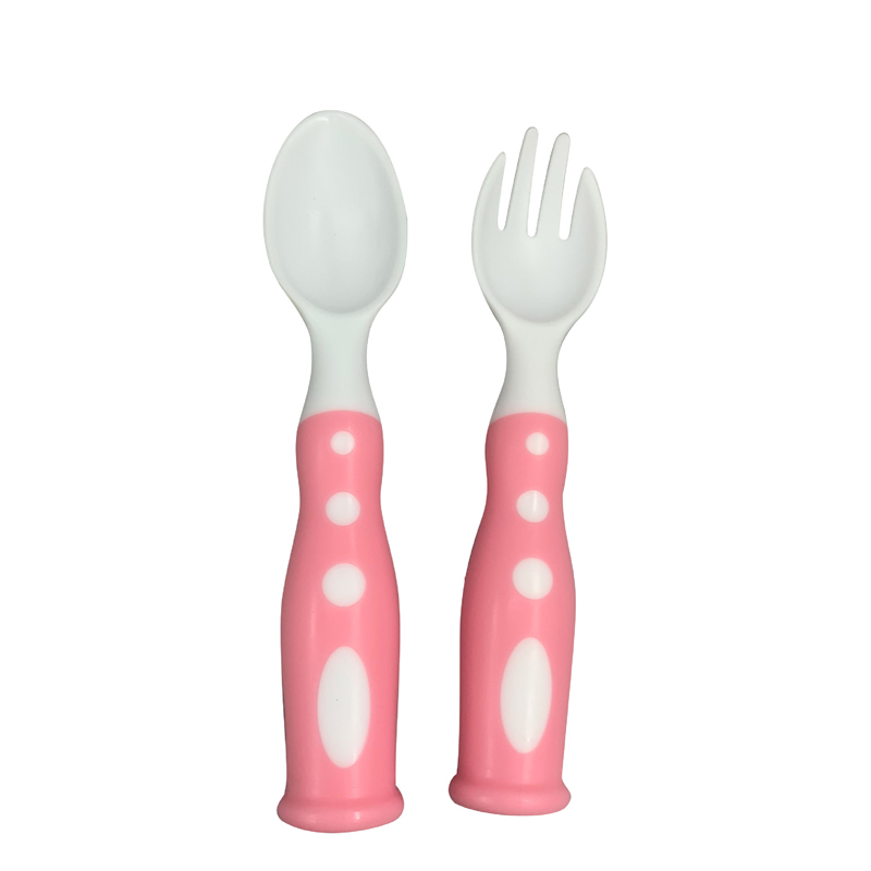 Reusable Eco Plastic Spoons Baby Eating Food Training Feeding Spoon